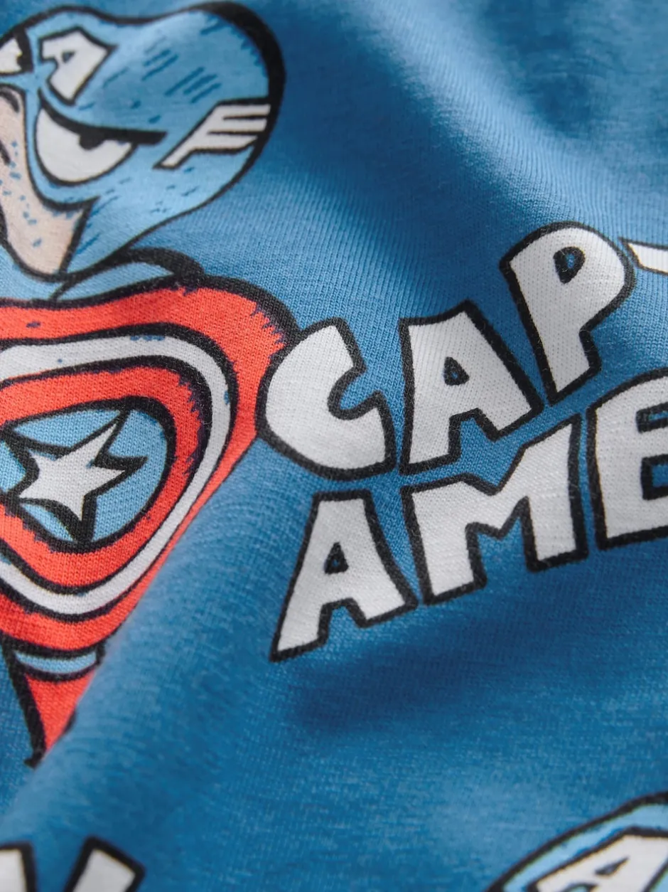 Next Mini Marvel multicolore lumineux - 100Pyjama court en coton % 3 Lot (12mths-11yrs) Hot