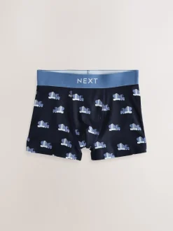 Next - Lot de 10 boxers (1.5-16ans) Mini véhicule bleu Hot