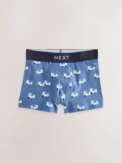 Next - Lot de 10 boxers (1.5-16ans) Mini véhicule bleu Hot