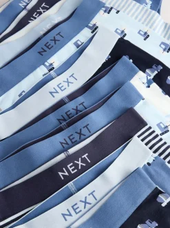 Next - Lot de 10 boxers (1.5-16ans) Mini véhicule bleu Hot