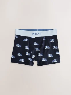 Next - Lot de 10 boxers (1.5-16ans) Mini véhicule bleu Hot