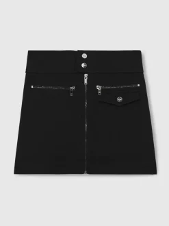 Reiss Mini-jupes Poppie Piqué zippées New