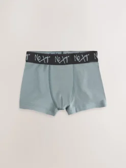 Next - Lot de 7 boxers (2-16ans) Minéral multicolore avec ceinture noire Sale