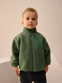 Next - Polaire unie à Col cheminée zippée Polaire (3mois-7ans) Minéraux Online