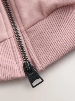 smALLSAINTS Mi-rose - Sweat à capuche Dana zippé oversize New