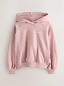 smALLSAINTS Mi-rose - Sweat à capuche Dana zippé oversize New