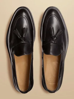 Charles Tyrwhitt Mocassins en cuir à glands Discount