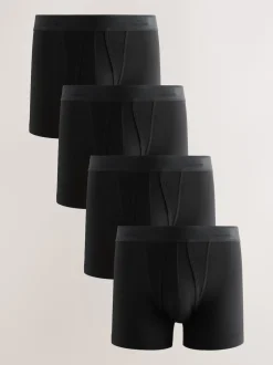 Next - Lot de 4 - Boxers Signature A-Fronts Modal noir Sale