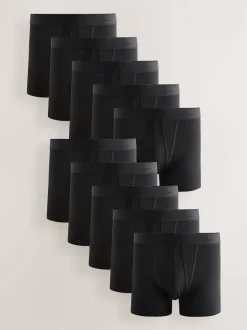 Next Modal noir - Lot de 10 - Boxers Signature A-Fronts New