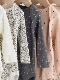 Next monochrome - Lot de 5 bodies bébé à manches longues Outlet