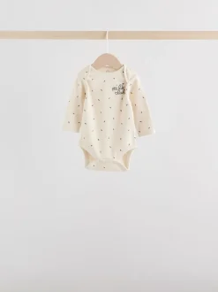 Next monochrome - Lot de 5 bodys à manches longues pour bébé Hot