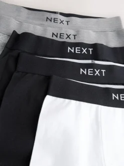Next - Lot de 5 boxers (1.5-16ans) monochrome Outlet