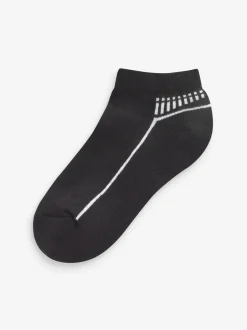 Next monochrome - Lot de 5 paires de chaussettes de sport à semelle rembourrée Discount