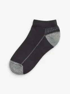 Next monochrome - Lot de 5 paires de chaussettes de sport à semelle rembourrée Discount