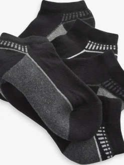 Next monochrome - Lot de 5 paires de chaussettes de sport à semelle rembourrée Discount