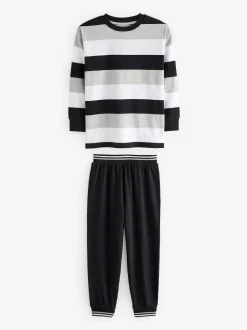 Next - Lot de 3 pyjamas à jambes courtes (3-16ans) (3-16ans) monochrome Hot