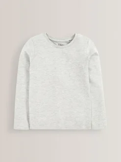 Next monochrome - Lot de 3 t-shirts basiques à manches longues (3-16ans)