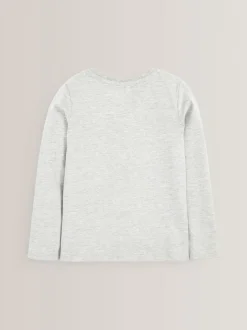 Next monochrome - Lot de 3 t-shirts basiques à manches longues (3-16ans)