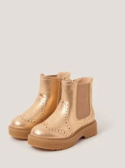 Monsoon bottes Chelsea métallisées