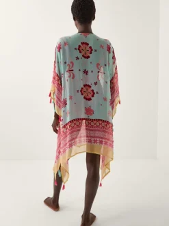 Monsoon Court caftan fleuri Abbie Outlet