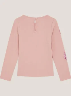 Monsoon haut à manches longues avec nœud à sequins Sale