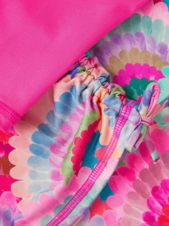 Monsoon imprimé coquillage arc-en-ciel UPF50+ ensemble de bain à manches longues Clearance