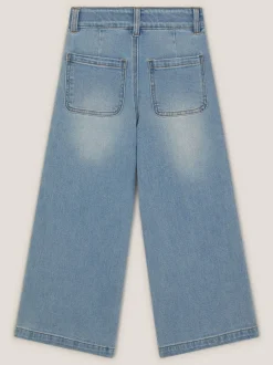 Monsoon Jeans à jambes larges brodés fleuris Sequins Sale