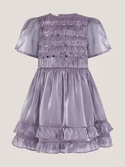 Monsoon Robe de fête en organza à sequins New