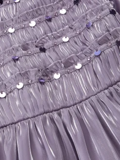 Monsoon Robe de fête en organza à sequins New