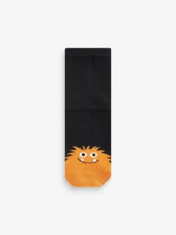 Next Monstres noir/lumineux - Paquet de chaussettes en coton riche 10 Hot