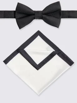 MOSS Ensemble texturé de cravates et d'écharpes en nœud Discount