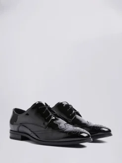 MOSS Kensington Patent Robe Brogues Discount