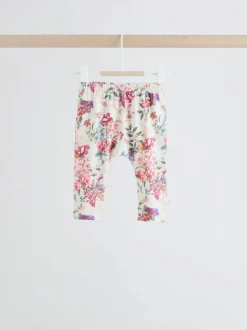 Next Motif floral rose/crème - Ensemble 2 pièces avec pulls et leggings à nœud bébé (0mois-2ans) Discount