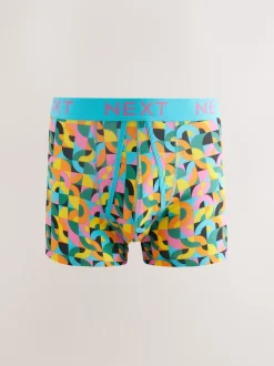 Next Motif géométrique lumineux - Caleçon A-Front 8 Pack Hot