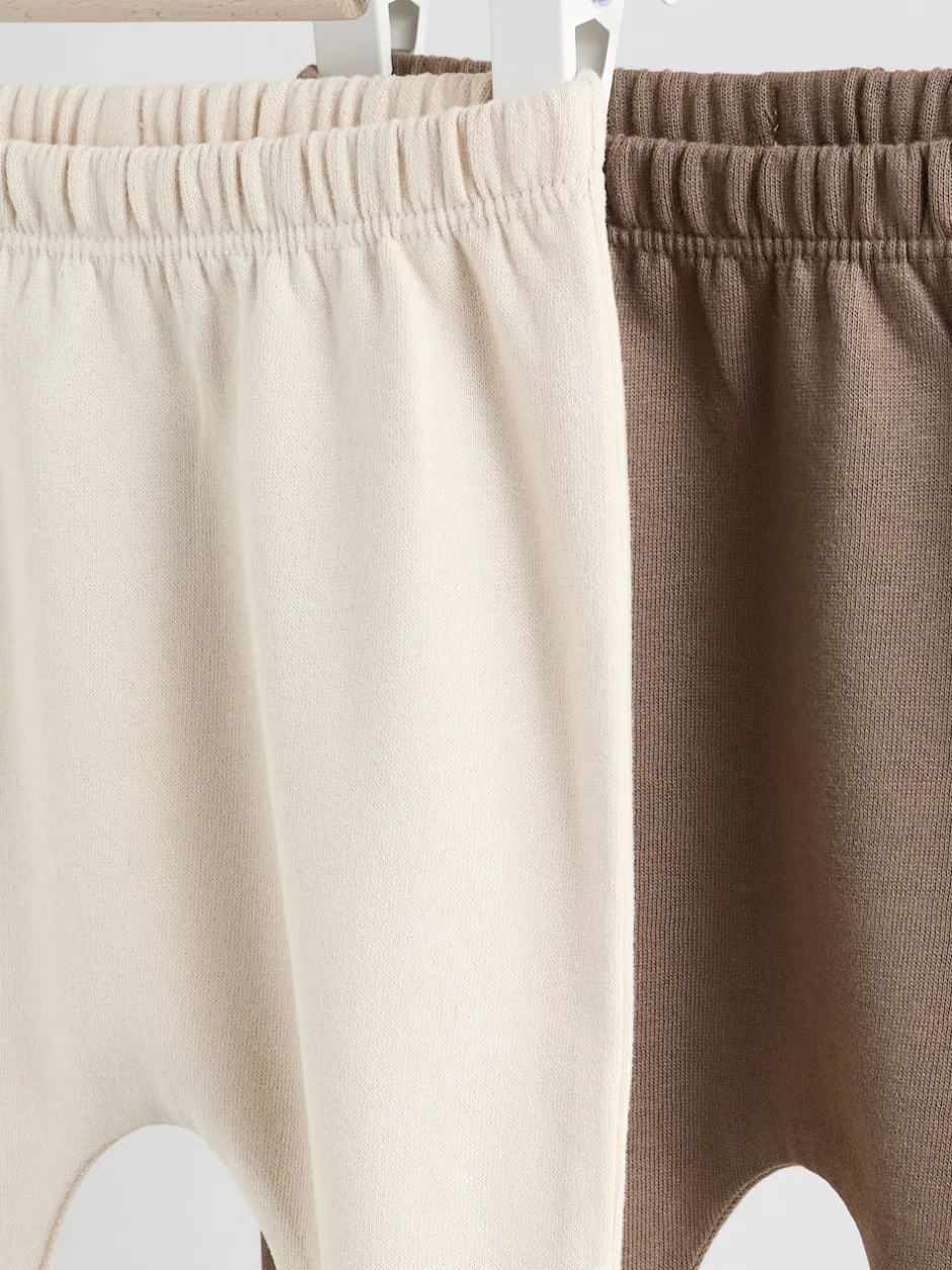 Next Motif ours neutre - Baby 100% Cotton Leggings 2 Pack (0mois-2ans) Hot