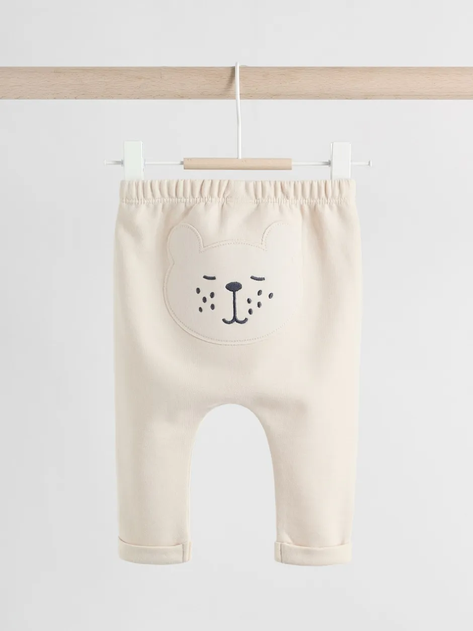 Next Motif ours neutre - Baby 100% Cotton Leggings 2 Pack (0mois-2ans) Hot