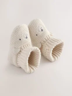 Next Motif ours neutre - Chaussures bottines chaussettes bébé (0-18mois) Clearance