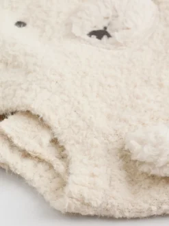 Next - Ensemble haut et legging en maille (0mois-2ans) Motif ours neutre New