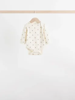 Next Motif ours neutre - Lot de 5 bodys à manches longues pour bébé Hot