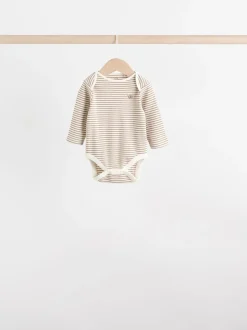 Next Motif ours neutre - Lot de 5 bodys à manches longues pour bébé Hot