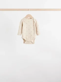 Next Motif ours neutre - Lot de 5 bodys à manches longues pour bébé Hot