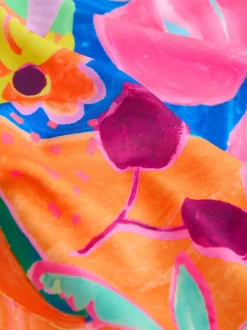 Next - Maillot de bain Sunsafe (3mths-10yrs) Motif tropical orange Best