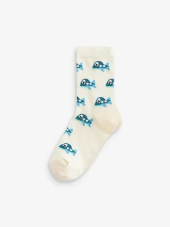 Next - Paquet de chaussettes en coton riche 7 Motif véhicule vif Outlet