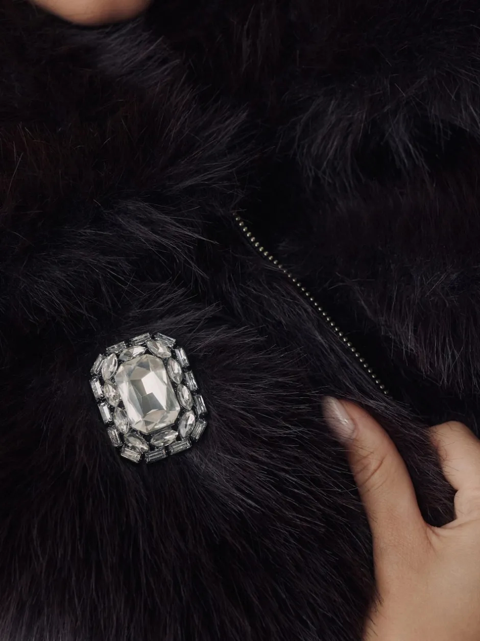 Next Métal de canon - Broche à bijoux scintillants New