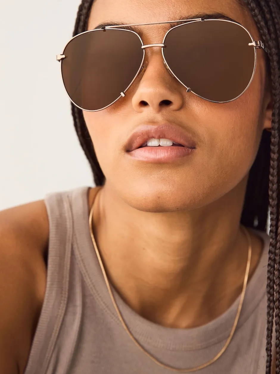 Next Métallisé - Lunettes de soleil style aviateur Online