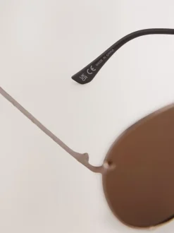 Next Métallisé - Lunettes de soleil style aviateur Online