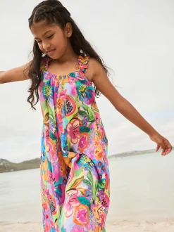 Next Multi Floral - Combinaison large imprimée 100% coton (3-16ans)