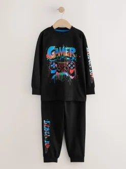 Next - Lot de 2 pyjamas à manches longues (3-16ans) Multi Gamer Discount