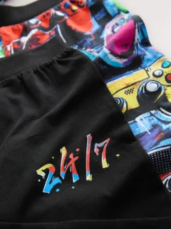 Next - Lot de 2 pyjamas à manches longues (3-16ans) Multi Gamer Discount