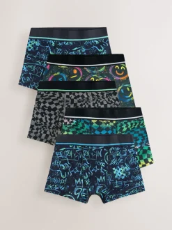 Next Multi Grafitti Imprimé - Lot de 5 boxers (3-16ans) Best
